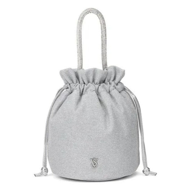 Bolso de mano brillante plateado Victorias Secret