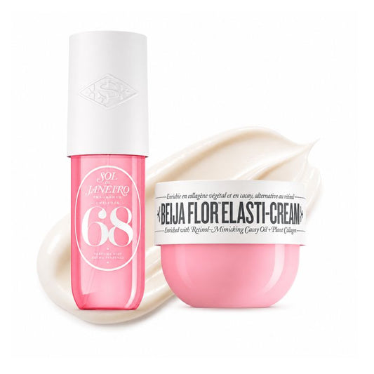 Set Perfume Mist 68 Beija Flor Elasti 90ml + Crema corporal 68 Beija Flor Elasti 75ml - Sol de Janeiro