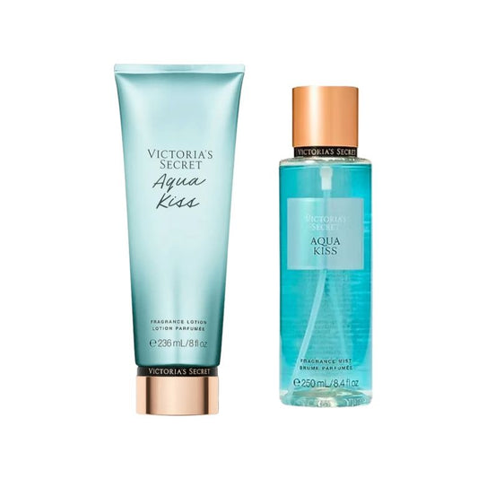 Pack x2 Aqua Kiss Victorias Secret Mist y Crema