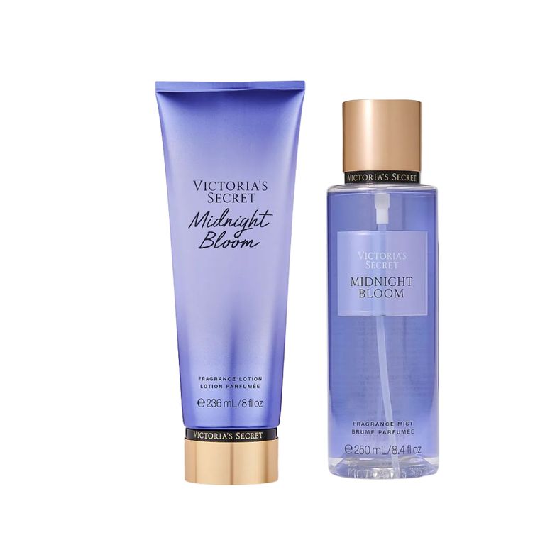 Pack x2 Midnight Bloom Victorias Secret Mist y Crema