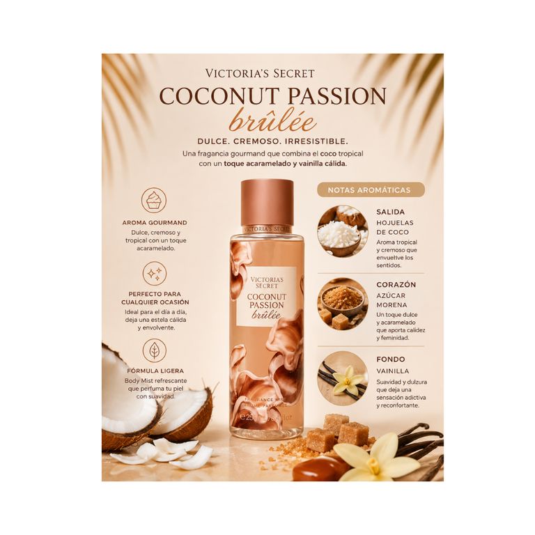 Body Mist Coconut Passion Brulee Victorias Secret