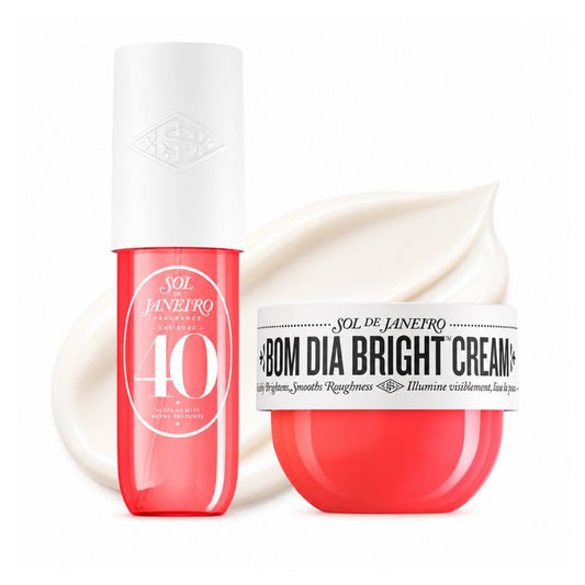 Set Perfume Mist 40 Bom Dia Bright 90ml + Crema Corporal 40 Bom Dia Bright 75ml - Sol de Janeiro