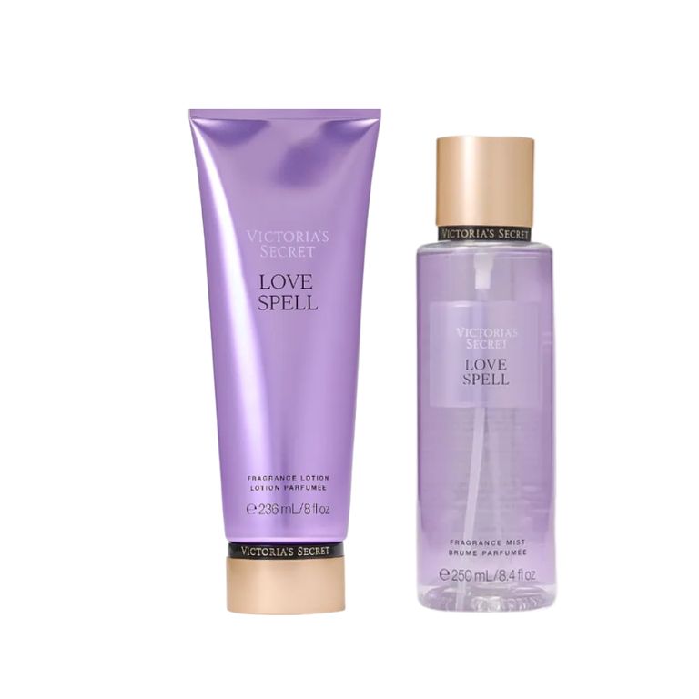 Pack x 2 Love Spell Victorias Secret Mist y Crema