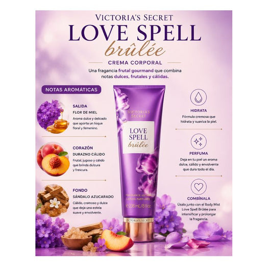 Victoria's Secret Crema Corporal Love Spell Brulee