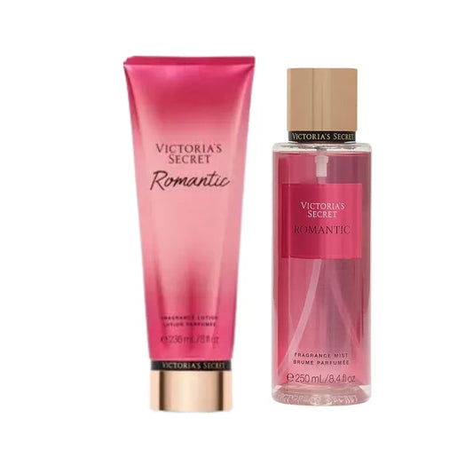 Pack x2 Romantic Victorias Secret Mist y Crema