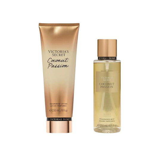 Pack X2 Coconut Passion Victorias Secret Mist y Crema